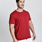Camiseta Masculina Básica Bordô