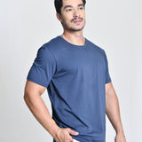 Camiseta Masculina Básica Azul