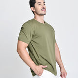 Camiseta Masculina Básica Verde Oliva