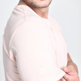 Camiseta Masculina Básica Rosa Areia