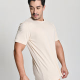 Camiseta Masculina Básica Bege
