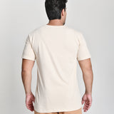 Camiseta Masculina Básica Bege