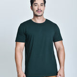 Camiseta Masculina Básica Verde Musgo