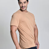 Camiseta Masculina Básica Caramelo