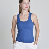 Regata Feminina Canelada Isabeli Azul