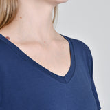 Camiseta Feminina Manuela Azul
