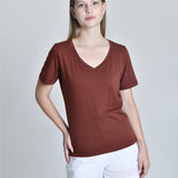 Camiseta Feminina Manuela Marrom
