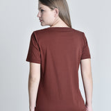 Camiseta Feminina Manuela Marrom