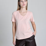 Camiseta Feminina Manuela Rosa Areia