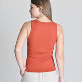 Regata Feminina Canelada Isabeli Terracota