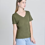 Camiseta Feminina Manuela Verde Oliva