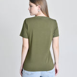Camiseta Feminina Manuela Verde Oliva