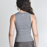 Regata Feminina Canelada Isabeli Cinza