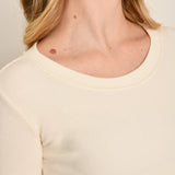 Blusa Feminina 3/4 Canelada Roberta Off