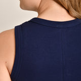 Regata Feminina Canelada Patricia Azul