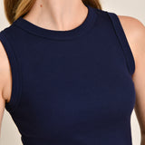 Regata Feminina Canelada Patricia Azul