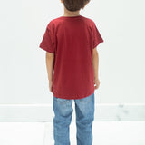 Camiseta Infantil Raphael Bordô