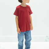 Camiseta Infantil Raphael Bordô