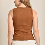 Regata Feminina Canelada Patricia Marrom